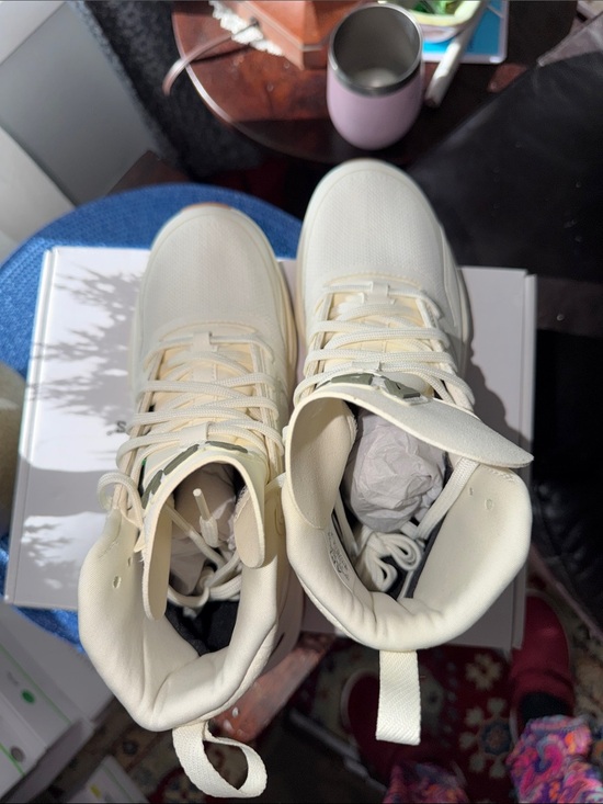 APL Women’s High-Top Athletic Sneakers in Cream with Gum Outsole main image 6